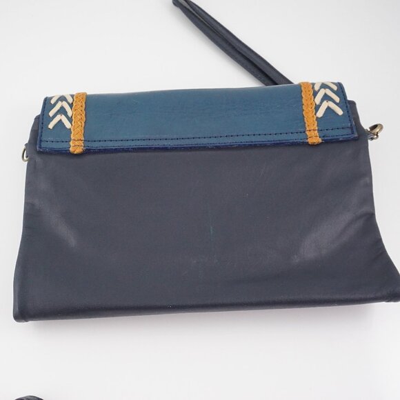 Handmade Hand Painted Leather Amazon Parrot Crossbody Wristlet Bag / Wallet - Picture 12 of 12